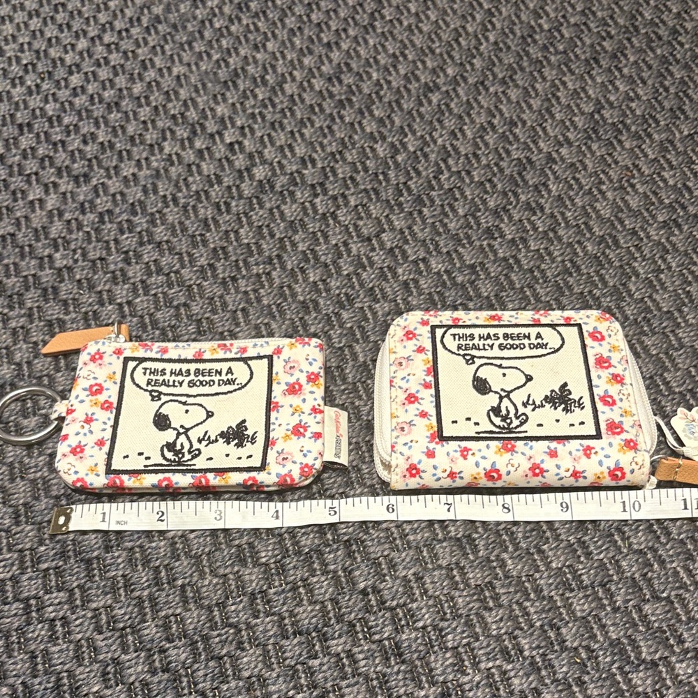 Snoopy Floral Coin Pouches